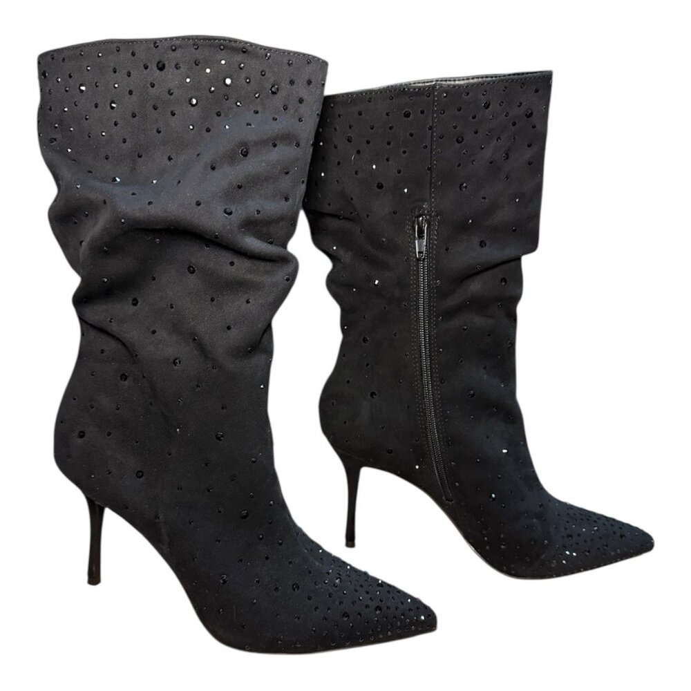 Thalia Sodi Womens Raquell Slouch Pointed Black Mc Size 8M - F41